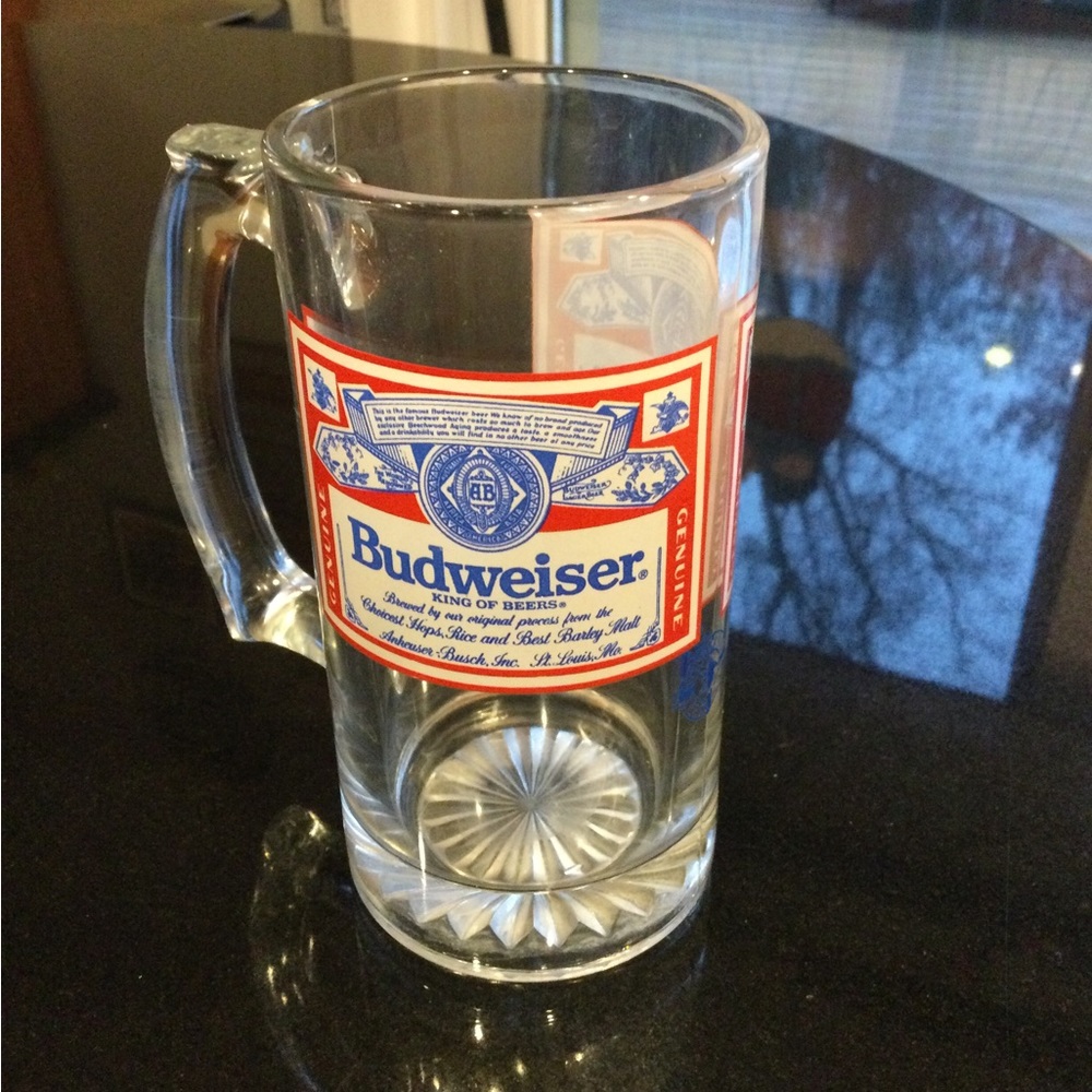Budweiser Glass Mug